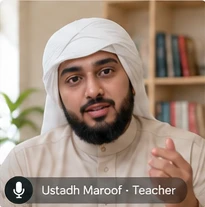 Illustrative teacher in a home classroom